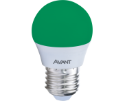 Lâmpada Led Bolinha Verde E27 4W Avant