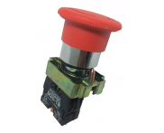 Botão Soco TRV Metálico 22mm NF VM M20AKRR1B Metaltex