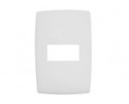 Placa 1 Posto Horizontal 4x2 Branco Pial Plus
