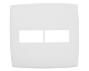 Placa 1+1 Posto 4x4 Branco Pial Plus