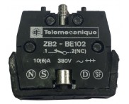 Saldo - Bloco de Contato NF 30mm ZB2-BE102 Telemecanique